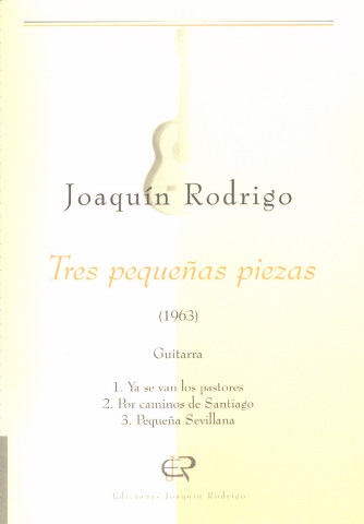 RODRIGO Joaquin (1901- 2000  Espa�a)<br><br>Tres peque�as piezas